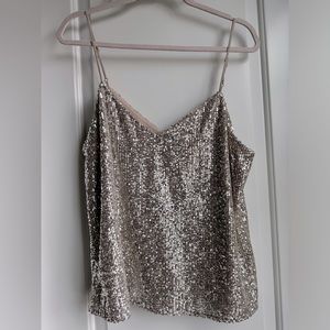 Banana Republic Strappy Sequence Blouse